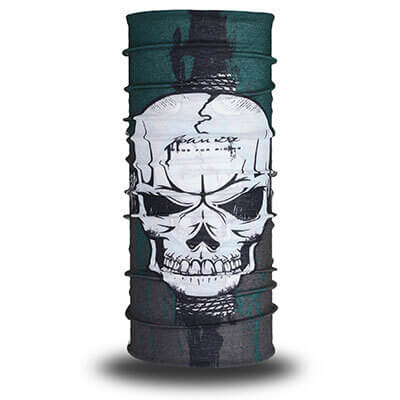 Teal Skull Wrap