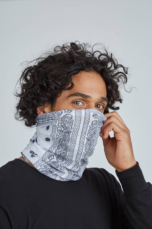 Paisley White Wrap