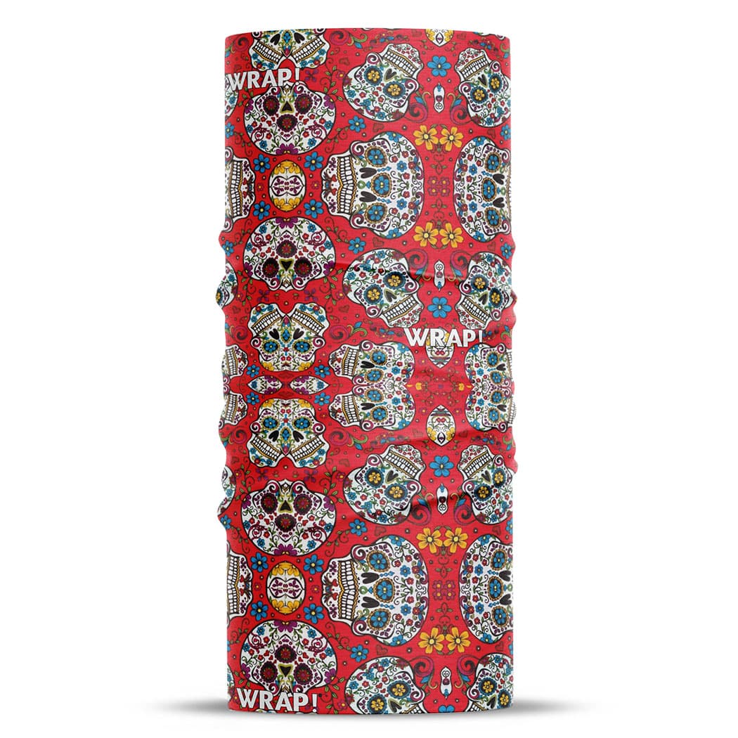 Floral Skulls Wrap