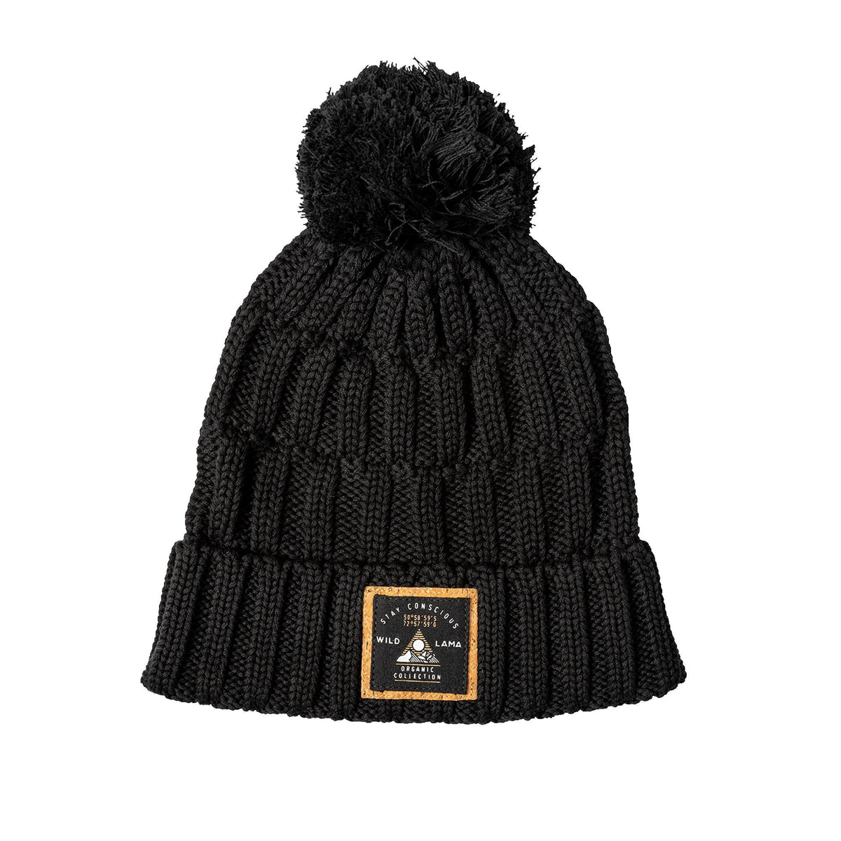 Wild Vibes Black Beanie BEANIE WILD WRAP! 